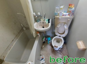 浴室洗浄前2